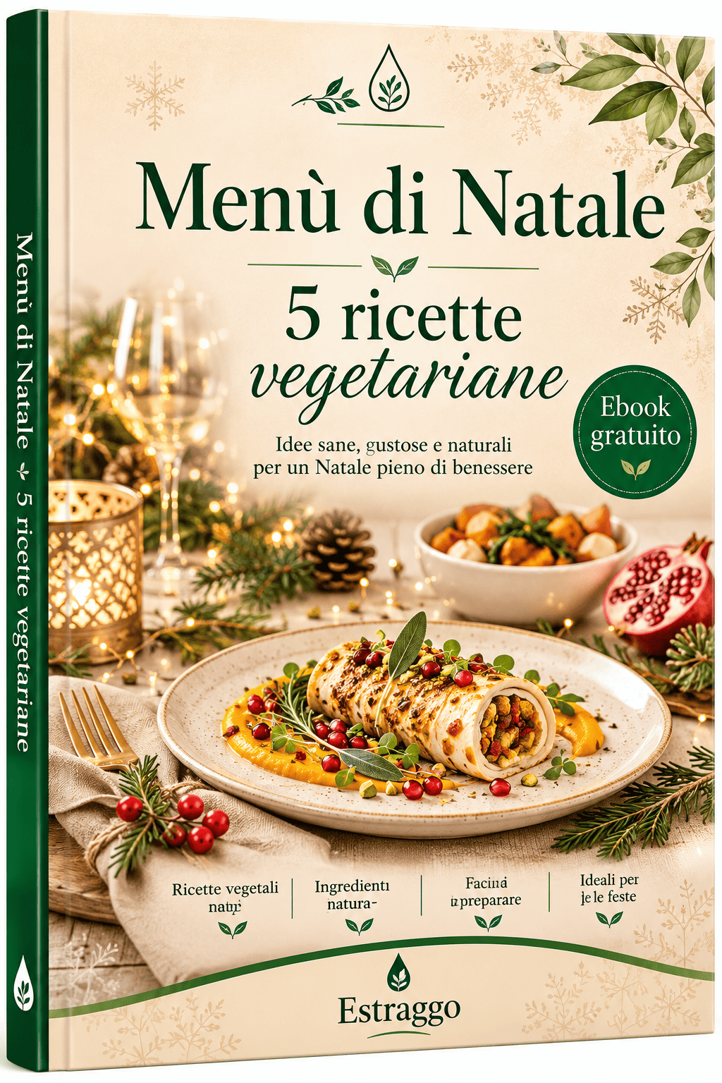 Ebook gratuito con ricette per menù di Natale vegetariano con pentole in ceramica